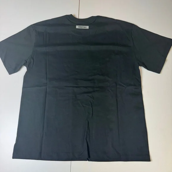 Fear of God Essentials T-Shirt Black Short Sleeve Tee Mens - Picture 4 of 4